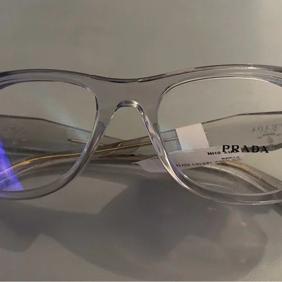 Prada Transparent Gray Glasses - Picture 2 of 2